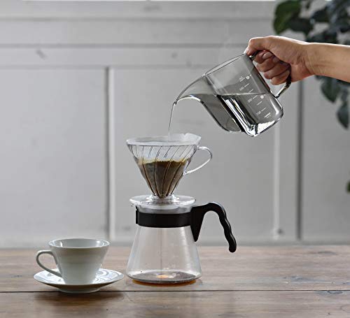 HARIO(ハリオ) V60ドリップケトル・エアー 実用容量350ml 透明ブラック 計量 ポット 日本製 VKA-35-TBの特徴・詳細 画像
