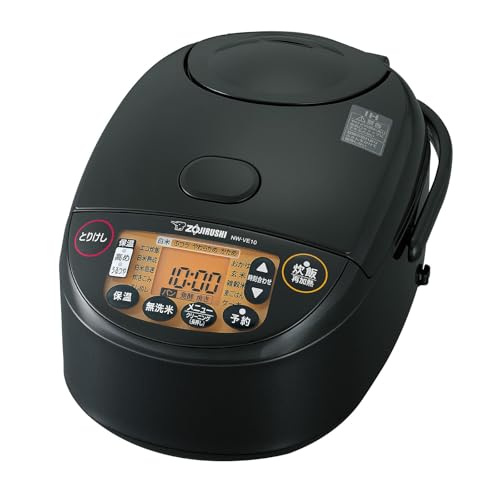 象印マホービン 炊飯器 5.5合 極め炊き IHタイプ 日本製 保温30時間 ブラック NW-VE10-BAの外観・全体像 画像