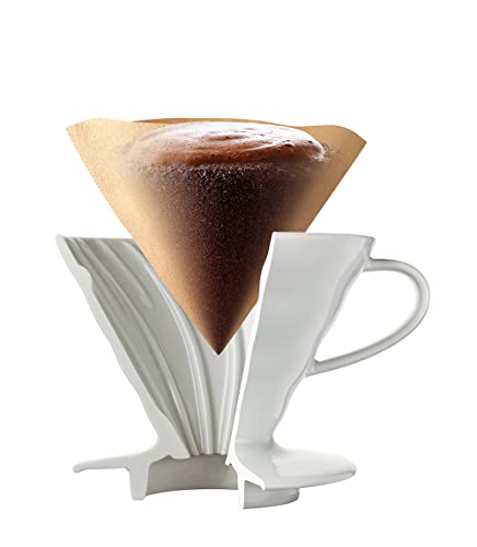 HARIO(ハリオ) V60ペーパーフィルター02 W ブラウン 1~4杯用 100枚入り 日本製 VCF-02-100Mの特徴・詳細 画像