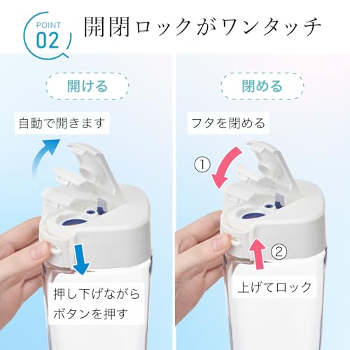 岩崎工業 ラストロウェア ピッチャー 冷水筒 タテヨコ 1.2L シームレス 熱湯可 日本製 洗いやすい 広口 ボトル 横置き 麦茶ポット 白 ホワイト K-1273 Wの特徴・詳細 画像
