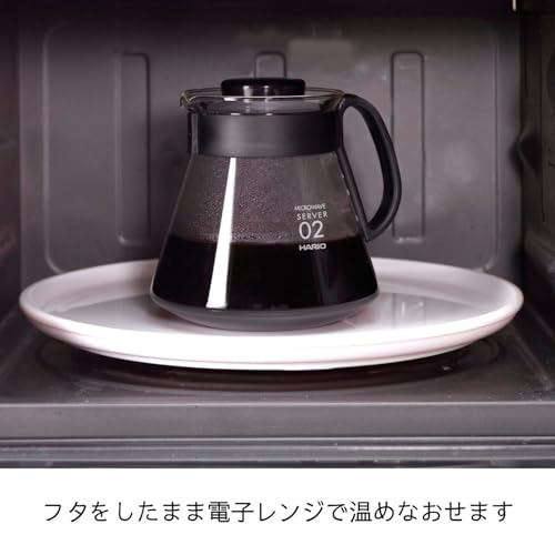 HARIO (ハリオ) V60 レンジサーバー 600ml 2~5杯用 ブラック コーヒーサーバー 耐熱ガラス 日本製 XVD-60Bの特徴・詳細 画像