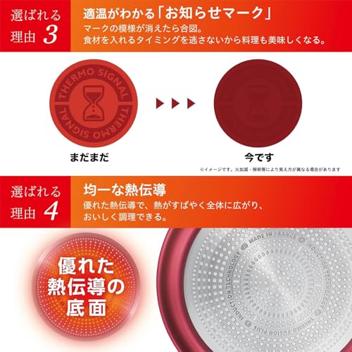 ティファール 取っ手のとれる 炒め鍋 26cm 深型 中華鍋 IH ガス火対応 PFOAなどの有害物質不使用 「インジニオ・ネオ IHルージュ・アンリミテッド ウォックパン」 こびりつきにくさ長持ち レッド L38377の特徴・詳細 画像