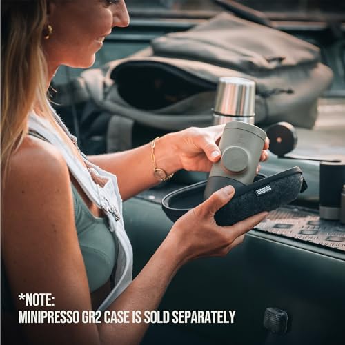 WACACO Minipresso GR2エスプレッソマシン手動でプッシュ式 互換コーヒー粉専用，ポータブルコーヒーマシン18バール手動操作の詳細・まとめ 画像
