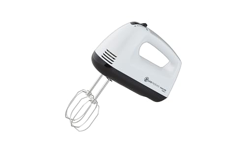 テスコム ハンドミキサー 泡立て器 立てて置ける自立式 5段階切替 【ABC Cooking Studioとの共同開発】 取り外しワンタッチ ビーター 収納付き コードクリップ付き ホワイト 正規品 THM273 Wの外観・全体像 画像