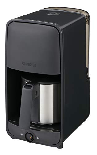 タイガー魔法瓶 コーヒーメーカー ドリップ式 シャワードリップ 簡単操作 保温 0.81L 6杯用 ブラックADC-N060Kの外観・全体像 画像