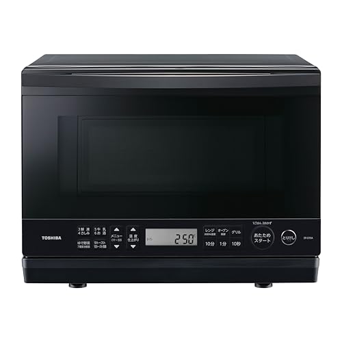 TOSHIBA(東芝) スチームオーブンレンジ 石窯ドーム 26L ER-D70A(K) ブラックの外観・全体像 画像
