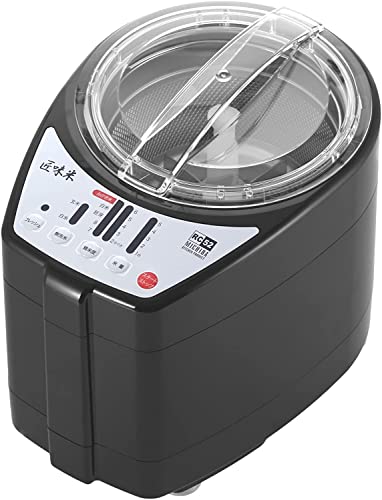 山本電気 家庭用精米機 MICHIBA KITCHEN PRODUCT 匠味米 ブラック MB-RC52Bの外観・全体像 画像