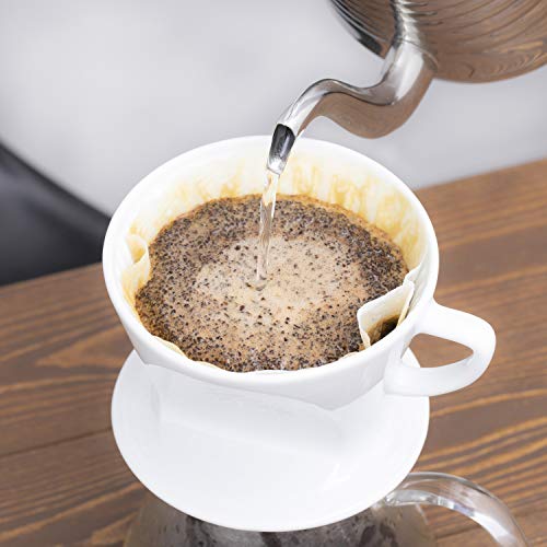 カリタ Kalita コーヒーフィルター ホワイト NK102濾紙 2~4人用 100枚入り #13123の特徴・詳細 画像